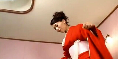 Gorgeous Eriaa Himesaki takes out her red kim - More at hotajp.com