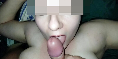 Fuck her pussy with pantyhose on, cum in her throat and on her mouth