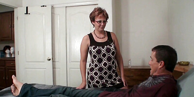 Chubby Stepmother Is Not Feeling Neglected Anymore