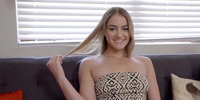 Good girl puts on a slutty nun outfit to seduce stepbro