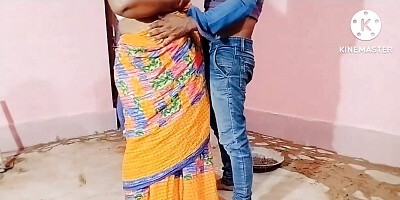 Hot Ranu kicked ass inside room owner store room