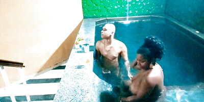 After the Pool My Sister-in-law Lay Down with Me We Went to the Bathtub and Even There She Sucked Me