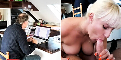 Cheating MILF housewife fucks younger guy behind her husband',s back - MyDirtyHobby