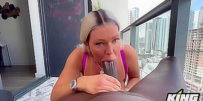 Kaden Kole - New Look Pawg Drains My Balls On Balcony