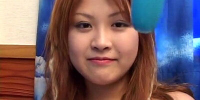 Japanese teen 18+ strips and teases camera