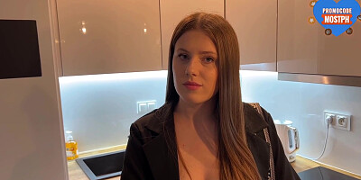 Young Slutty Realtor Accepts Payment With Dicks, Blowjobs And Sex