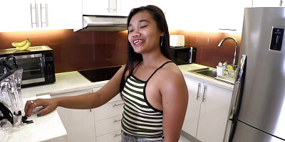 Plump Filipino Maid Facefucked Hard