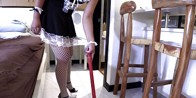 Plump Filipino Maid Facefucked Hard