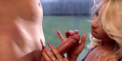 Every Man',s Fantasy Blonde Blowjob Dream