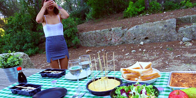 Silvia Soprano demonstrates the butt plug in her ass