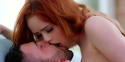 Mariska X And Ella Hughes In Adorable Redhead Rides Her Boyfriend