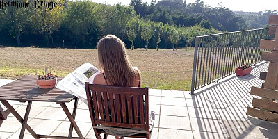 Stepsister Seduced Stepbro after her Coffee in hotel room - Hermione Cringe