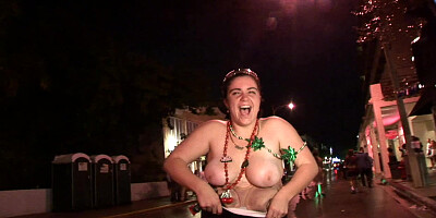 SpringBreakLife Video: Cute Coeds Flashing On Halloween