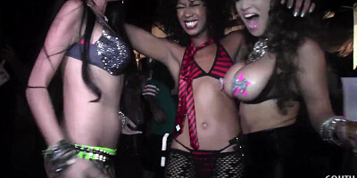 Following Some Hot South Beach Strippers Around Fantasy Fest 2014 - SouthBeachCoeds