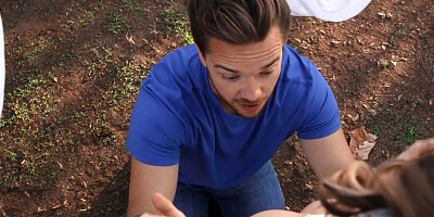 Lulu Chu is sucking Kyle Mason's cock