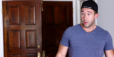 Tied Cherie DeVille gets her pussy fingered by Logan Pierce