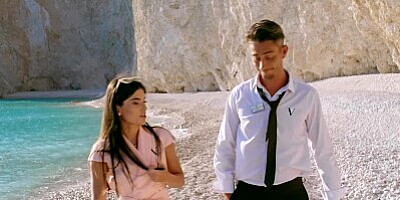 TUSHY Stunning beauty Stefany has intense anal on the beach