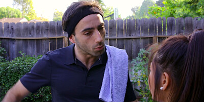Vina Sky is sucking cock on the tennis court