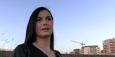 PublicAgent Big tits babe fucked in forest