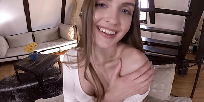 Skinny female can masturbate in the nude the entire day