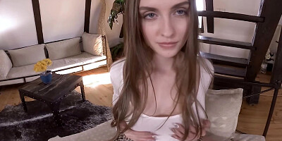 Skinny female can masturbate in the nude the entire day