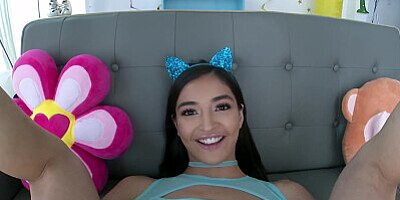 NYMPHO Petite Latina Emily Willis has her booty pounded