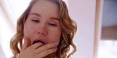 ULTRAFILMS Big-titted blonde girl Amalia Davis getting fucked by her lover from behind