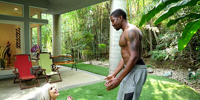 Nina Elle gives blow and tit jobs to Isiah Maxwell