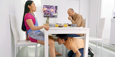 Katana Porn met her new stepbro Jordi