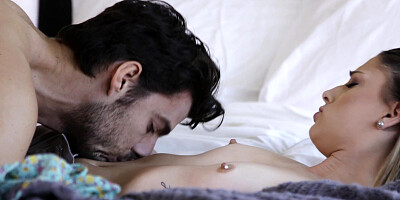 Kristen Scott enjoys getting her trimmed pussy licked