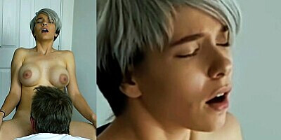 That's too deep! Now cum on me twice