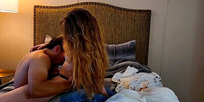 Real hot couple cums together - First home made tape - First time amateur sex