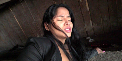 Amy Amor gets fucked by Xavier Miller standing