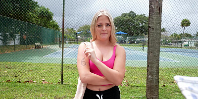 Jill Taylor is getting picked up outdoors