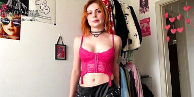 POV - Step Sister Caught Me Watching Hentai In Her Room And Taught Me a Lesson