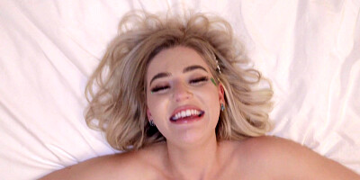 Blake Blossom gets her pussy and mouth fucked in POV