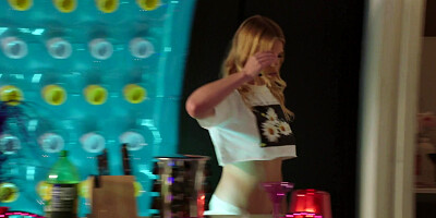 Party-girl Leah Lee loses her anal cherry to her BF Oliver Flynn