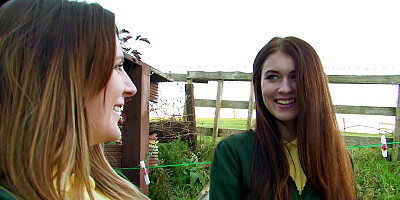 Sam B &amp, Misha Cross cute scouts in lesbian action.mp4