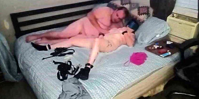 HANDCUFFED MY BEAUTIFUL WIFE N GAVE HER MY HARD LITTLE DICK