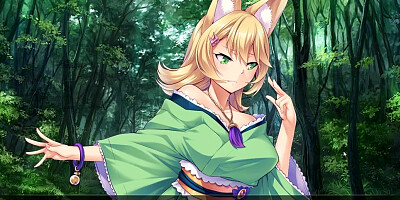 Tails Titties Hot Spring - Having fun with a blonde kitsune with swinsuit