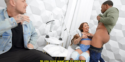 Kazumi gives blowjob to Isiah Maxwell