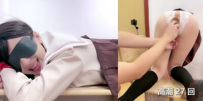 (中文對白) 性奴女學生肛門調教、雙穴插入、拘束、高潮、自慰、性交、連續高潮、淫語、後穴、BDSM