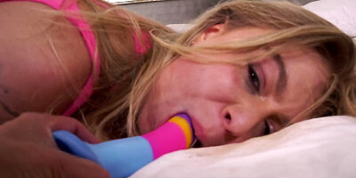 A duo of horny girls are feeling frisky for a three way