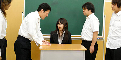Maho Sawai in sexy teacher Maho Sawai gets mistreated by her horny students 18+ - AviDolz