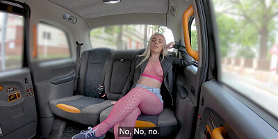 Ellie Shou in sexy outfit got in the Fake Taxi