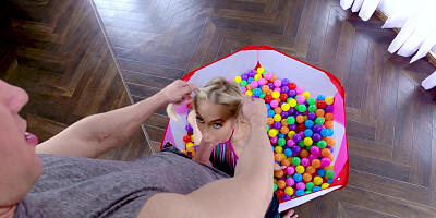 Sky Pierce is sucking cock in POV