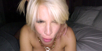 Tiffany Rousso gets her shaved pussy slammed in spoon