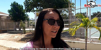 German russian skinny milf pick up in holiday in mexico