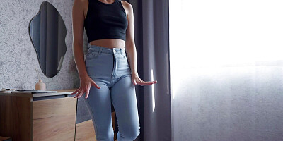 Crying Desperation Pee in Jeans and Panties