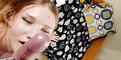 She wants to suck my big cock